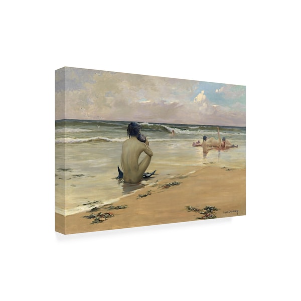 Rupert Bunny 'Sea Idyll' Canvas Art,12x19